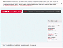 Tablet Screenshot of derticketservice.com